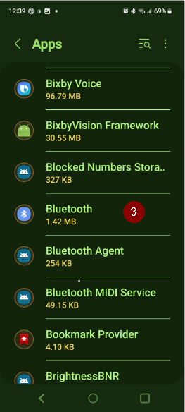 Приложение Bluetooth