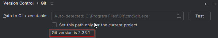 Git_version_displayed